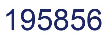 Number 195856 blue image