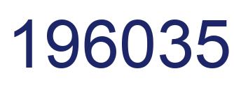 Number 196035 blue image