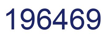 Number 196469 blue image