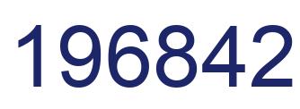 Number 196842 blue image