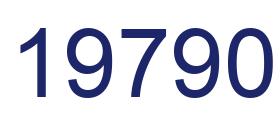 Número 19790 imagen azul