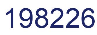 Number 198226 blue image