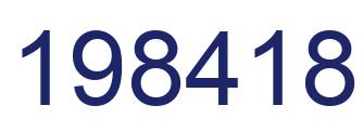 Número 198418 imagen azul