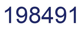 Número 198491 imagen azul