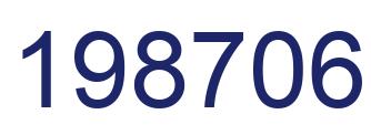 Number 198706 blue image