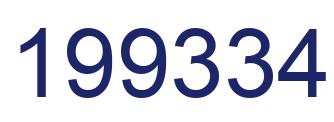 Number 199334 blue image