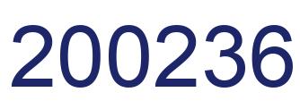 Número 200236 imagen azul