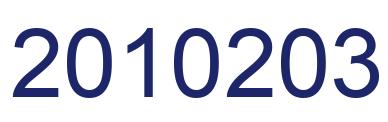 Number 2010203 blue image