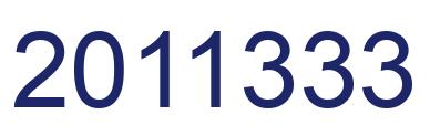 Number 2011333 blue image