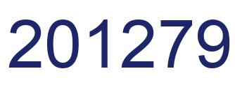 Number 201279 blue image
