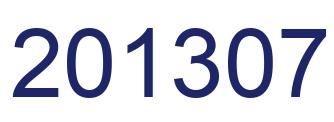 Number 201307 blue image
