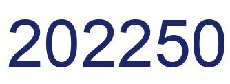 Number 202250 blue image