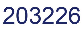 Number 203226 blue image