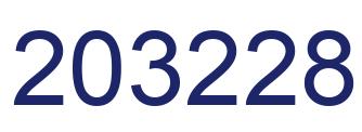 Number 203228 blue image