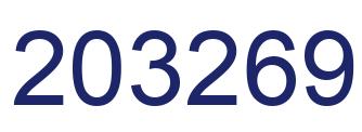 Número 203269 imagen azul