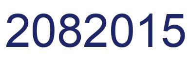 Number 2082015 blue image