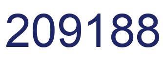 Número 209188 imagen azul