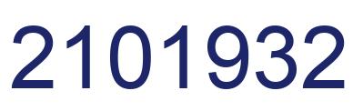 Number 2101932 blue image