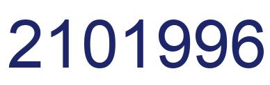 Number 2101996 blue image