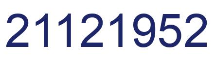 Número 21121952 imagen azul