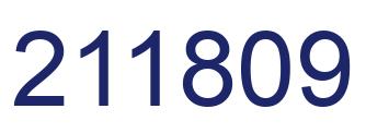 Number 211809 blue image
