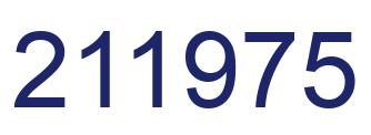 Number 211975 blue image