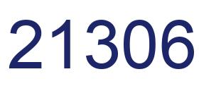 Number 21306 blue image