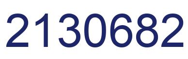 Número 2130682 imagen azul