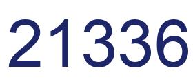 Número 21336 imagen azul