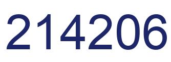 Número 214206 imagen azul