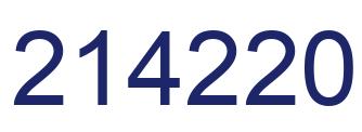 Número 214220 imagen azul