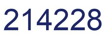 Número 214228 imagen azul