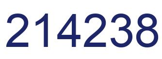 Número 214238 imagen azul