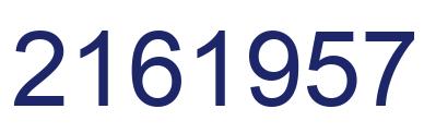 Número 2161957 imagen azul