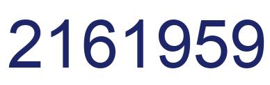 Número 2161959 imagen azul