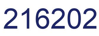 Number 216202 blue image