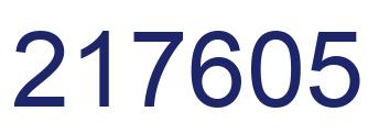 Número 217605 imagen azul