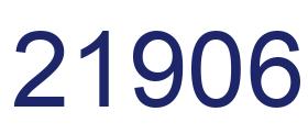 Number 21906 blue image