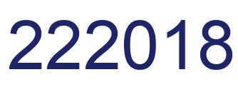 Número 222018 imagen azul