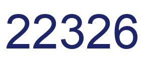 Número 22326 imagen azul