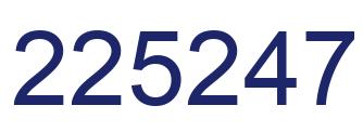 Número 225247 imagen azul