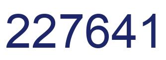 Número 227641 imagen azul