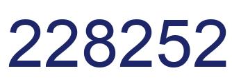 Número 228252 imagen azul