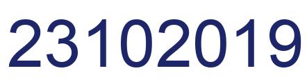Number 23102019 blue image
