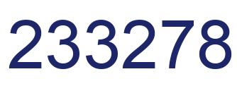 Número 233278 imagen azul