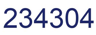 Número 234304 imagen azul