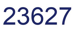 Number 23627 blue image