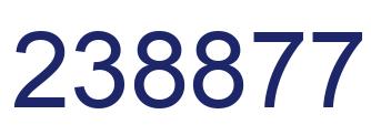 Número 238877 imagen azul