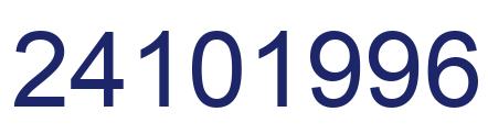 Number 24101996 blue image
