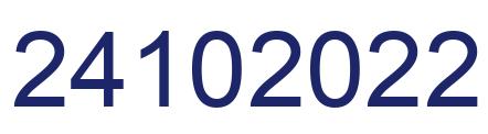 Number 24102022 blue image